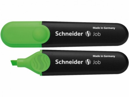 Textmarker Schneider Job verde