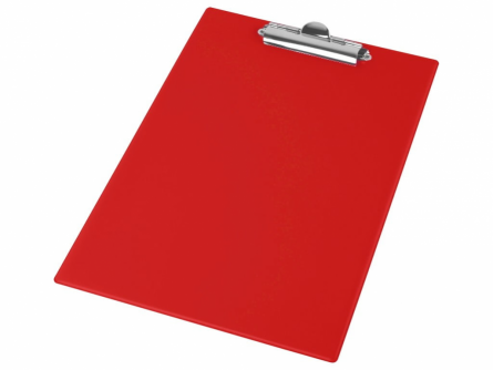 Clipboard szimpla piros A4 PVC