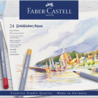 CREIOANE COLORATE AQUARELLE 24 CULORI GOLDFABER CUT. METAL FABER