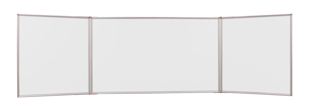 WHITEBOARD TRIPTIC 90*120 CM RAMA ALUMINIU MEMOBOARDS