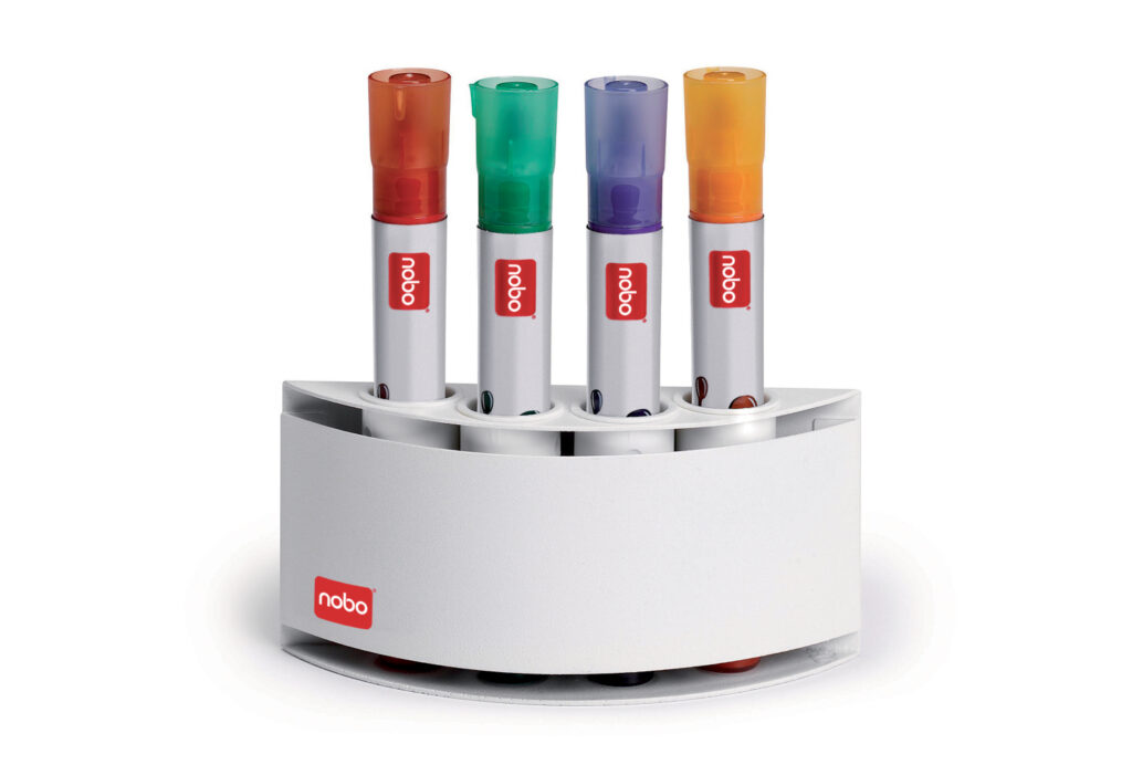 SUPORT MARKERE WHITEBOARD ROTUNJIT NOBO