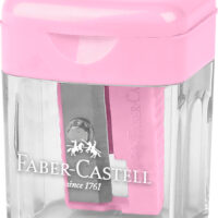 ASCUTITOARE PLASTIC SIMPLA CU CONTAINER PASTEL FABER-CASTELL
