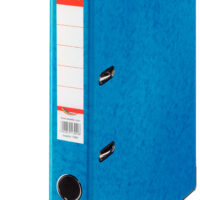 BIBLIORAFT MARMORAT 5 CM ALBASTRU RAINBOW ESSELTE