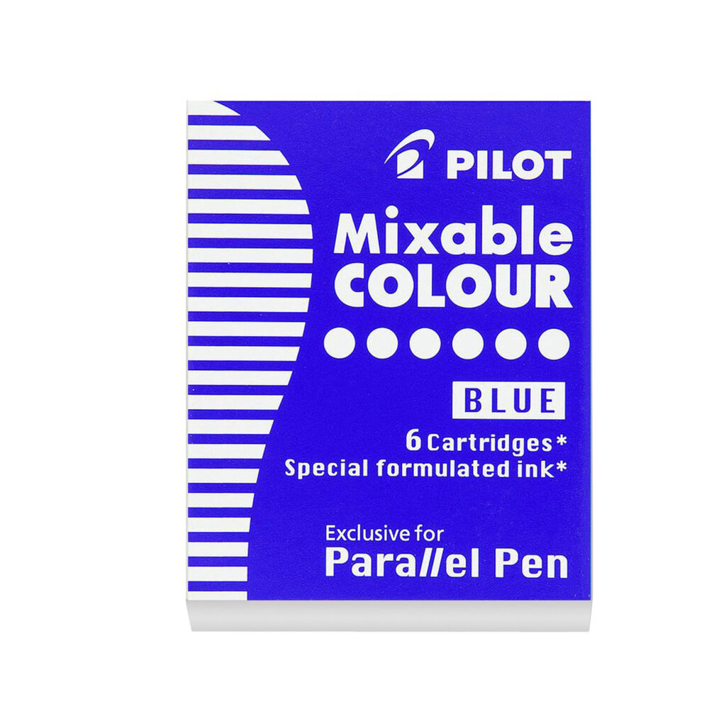CARTUSE CERNEALA 6/SET PARALLEL PEN ALBASTRA PILOT