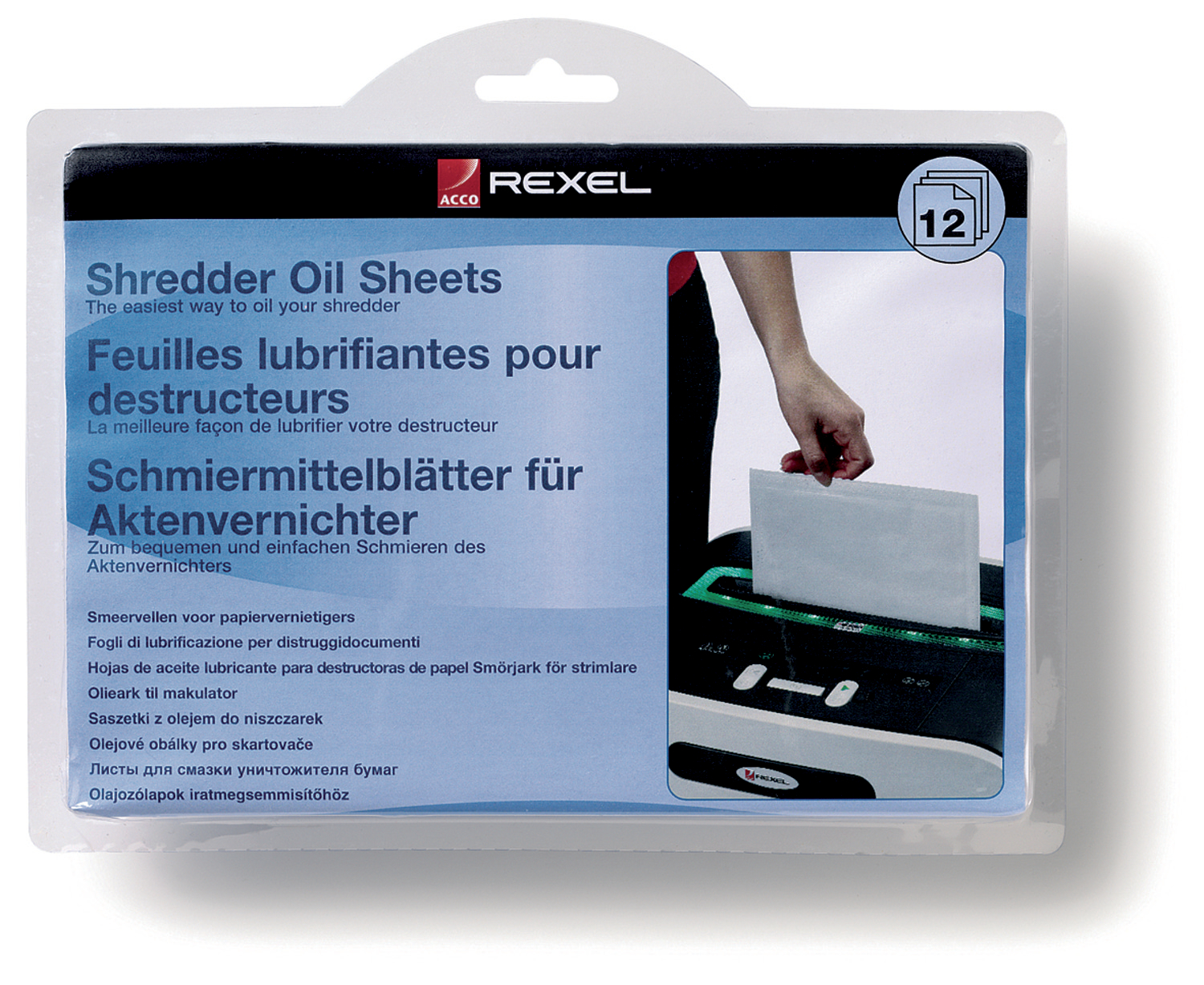 COLI IMPREGNATE CU ULEI PT. DISTRUGATOR DOCUMENTE 12/SET REXEL