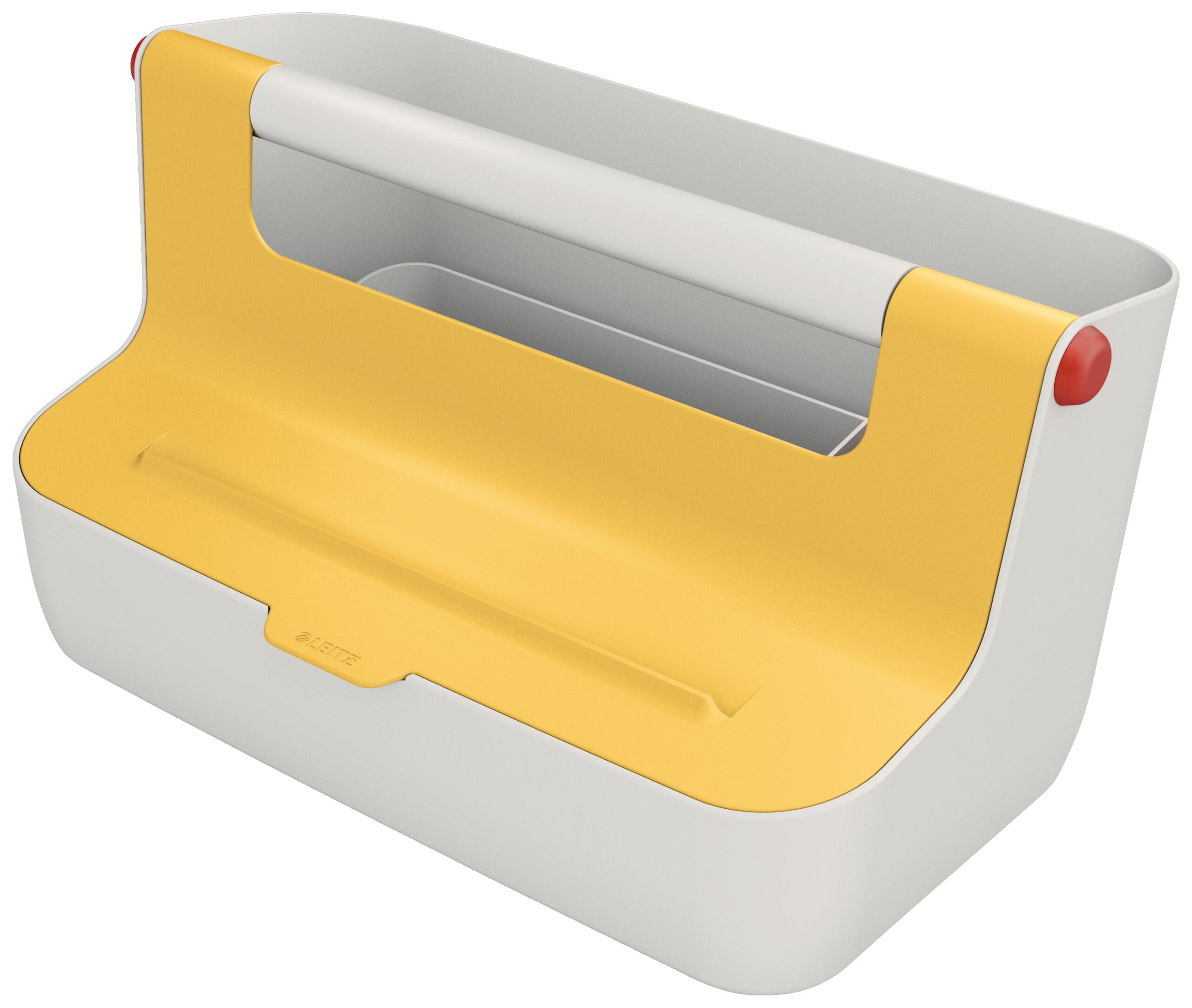 CUTIE PORTABILA CU ORGANIZATOR 36 x 19 x21 CM GALBEN CHIHLIMBAR COSY LEITZ