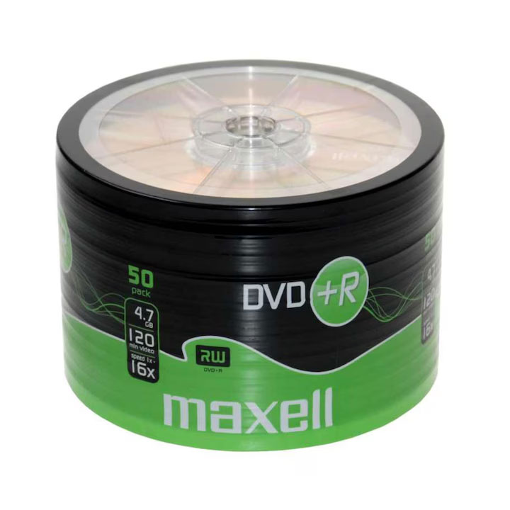 DVD+R 50/SET MAXELL 4.7GB 16X SHRINK