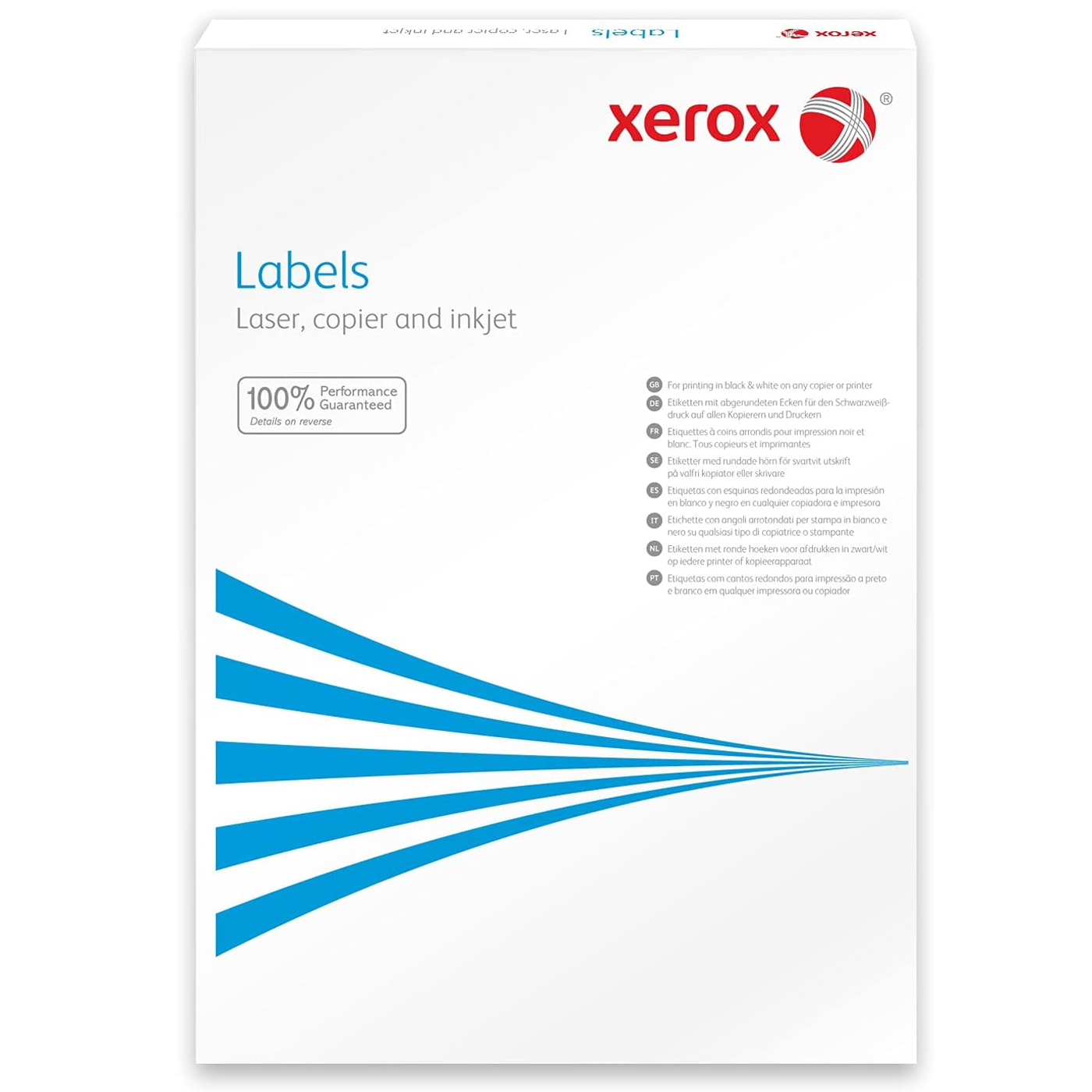 ETICHETE 33/A4 70*25.4MM COLTURI DREPTE 100/TOP XEROX