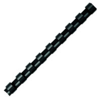 INEL PLASTIC 38MM NEGRU PT 281-340 COLI 50/CUT FELLOWES