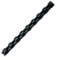 INEL PLASTIC 45MM NEGRU PT 341-410 COLI 50/CUT FELLOWES