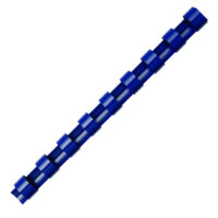 INEL PLASTIC 6MM ALBASTRU PT 2-20 COLI 100/CUTIE FELLOWES