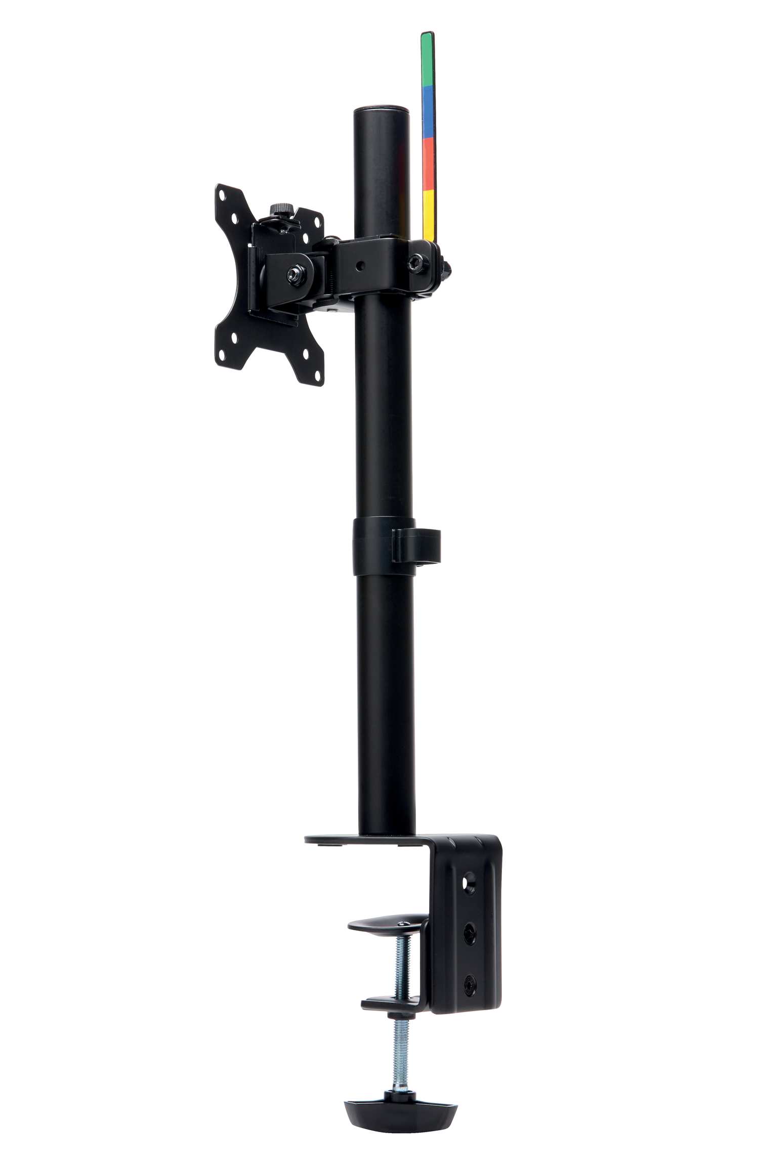 SUPORT MONITOR SMARTFIT BRAT AJUSTABIL FIXARE PE BIROU NEGRU KENSINGTON